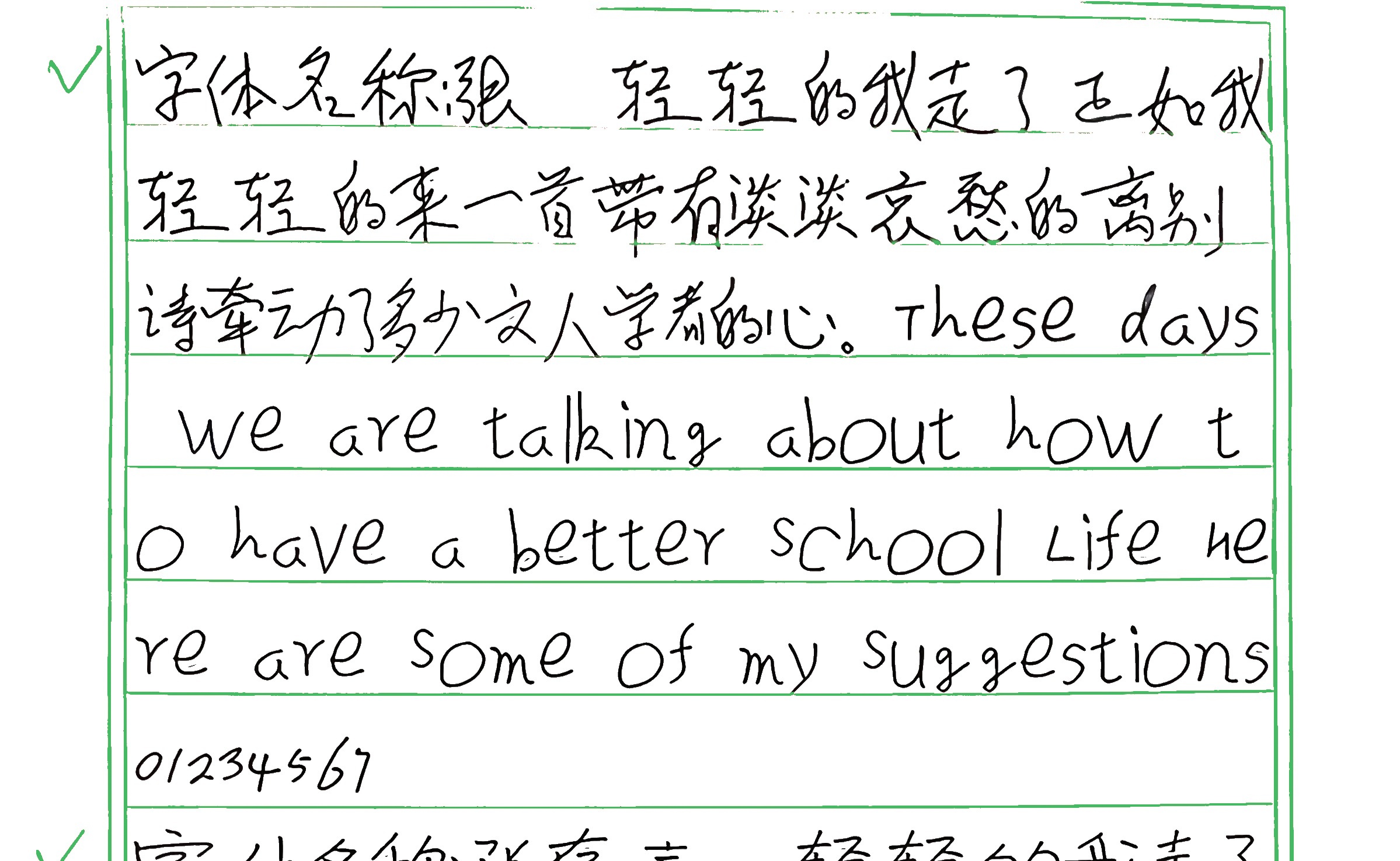 337_张 手写样张