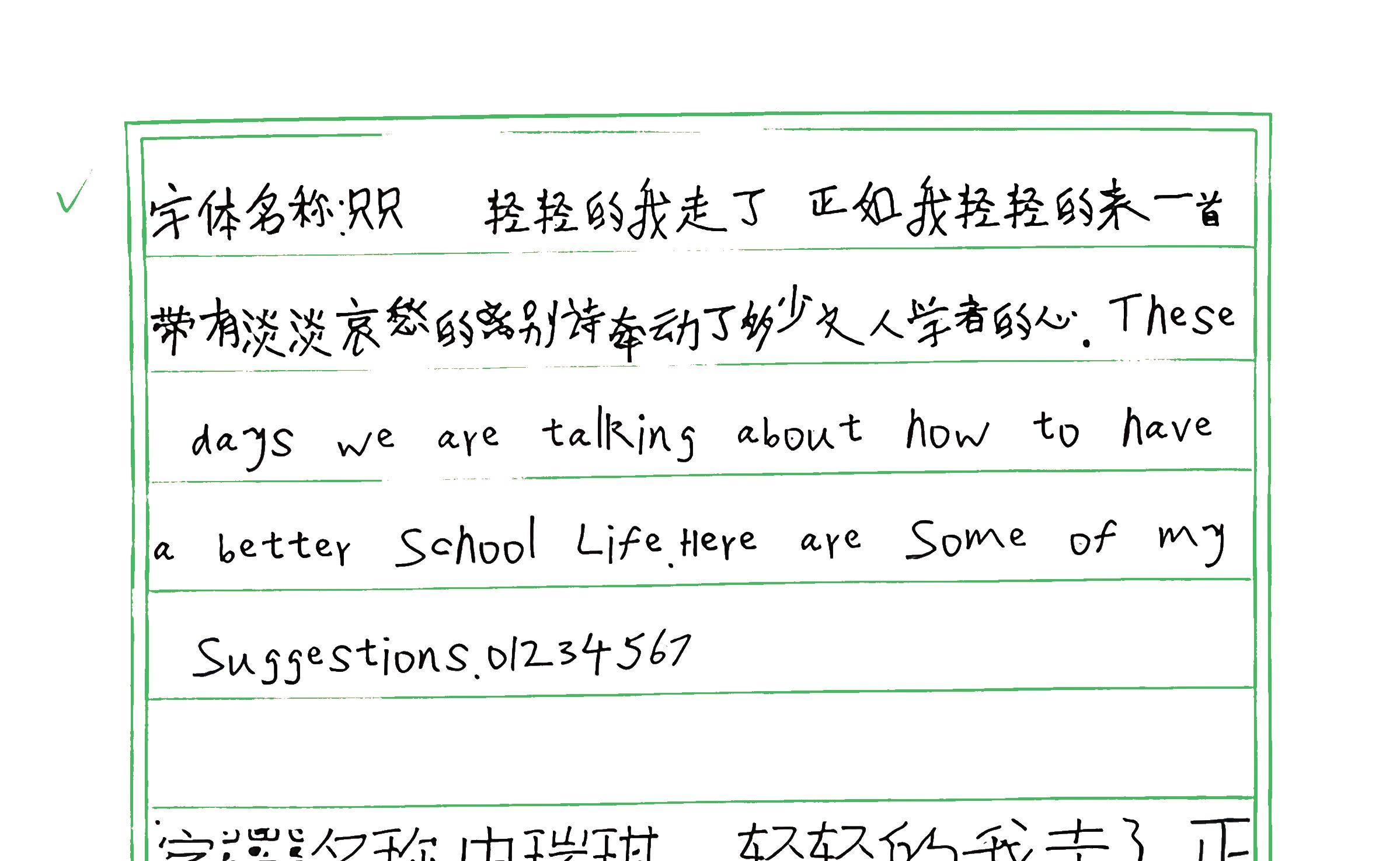 341_只只 手写样张